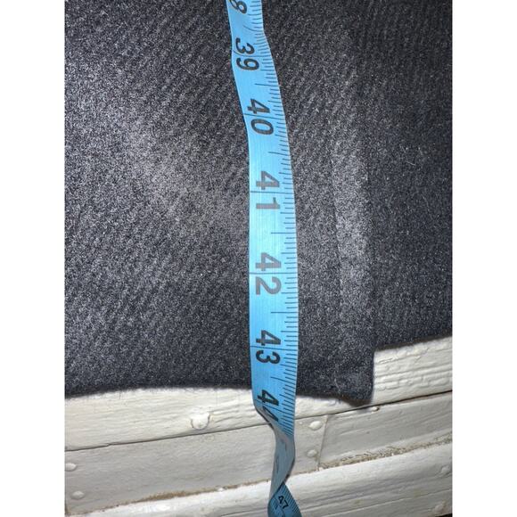 GIANFRANCO FERRE VINTAGE 80's 90's BLACK WOOL DOUBLE BREASTED COAT 42 - Picture 9 of 9